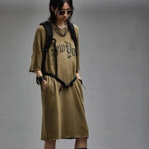 R13 Elongated T-Shirt Dress